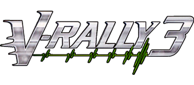 V-Rally 3 title screen for Playstation 2